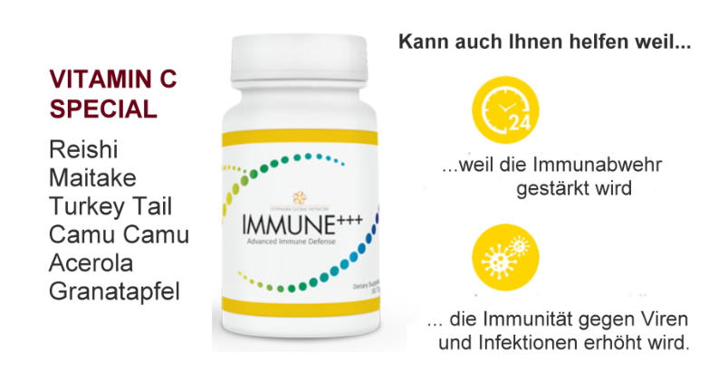 LPGN Immune - Pilzmischung und Vitamin C. Antiviral.